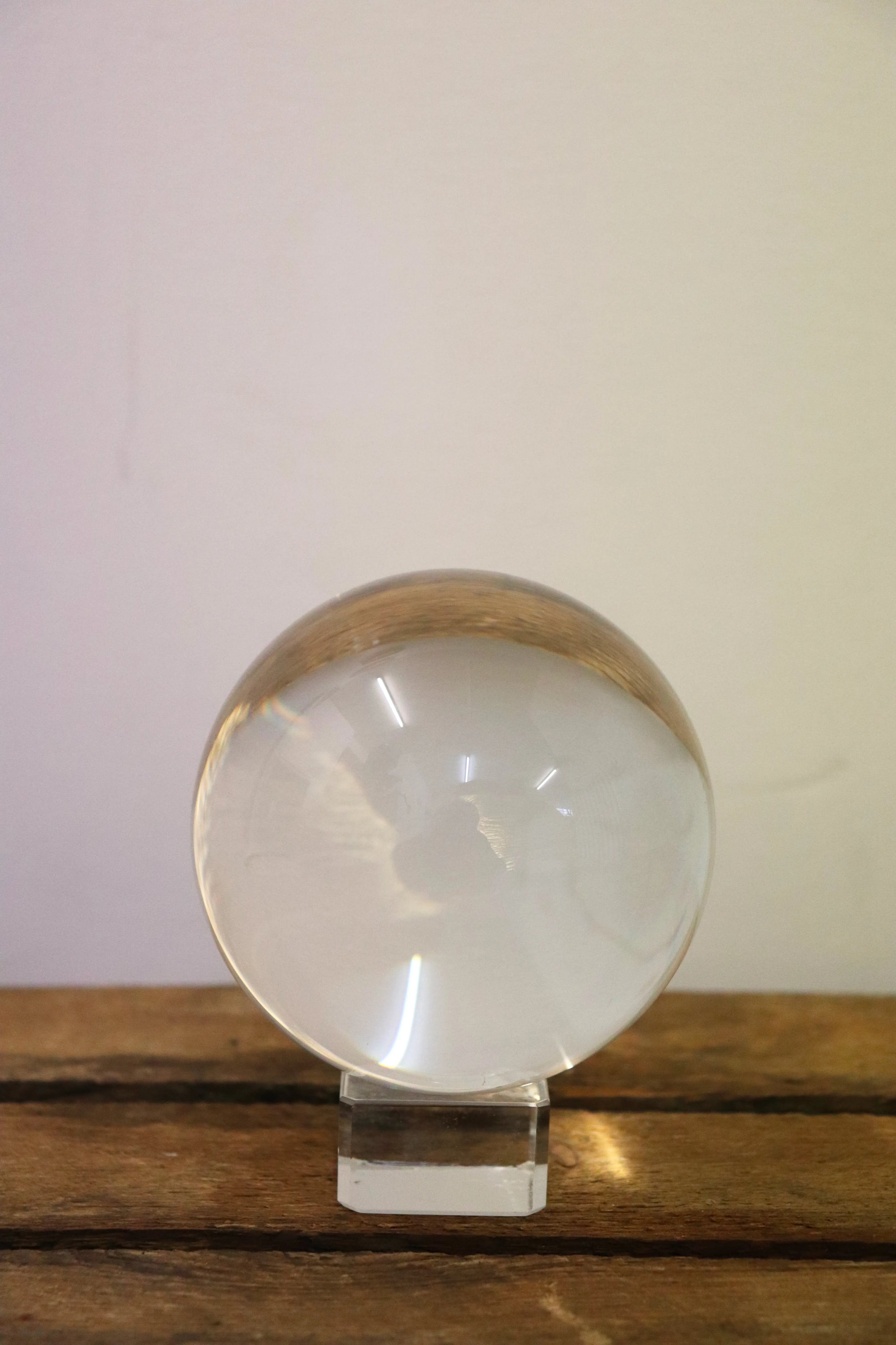 Boule de cristal grande / transparente