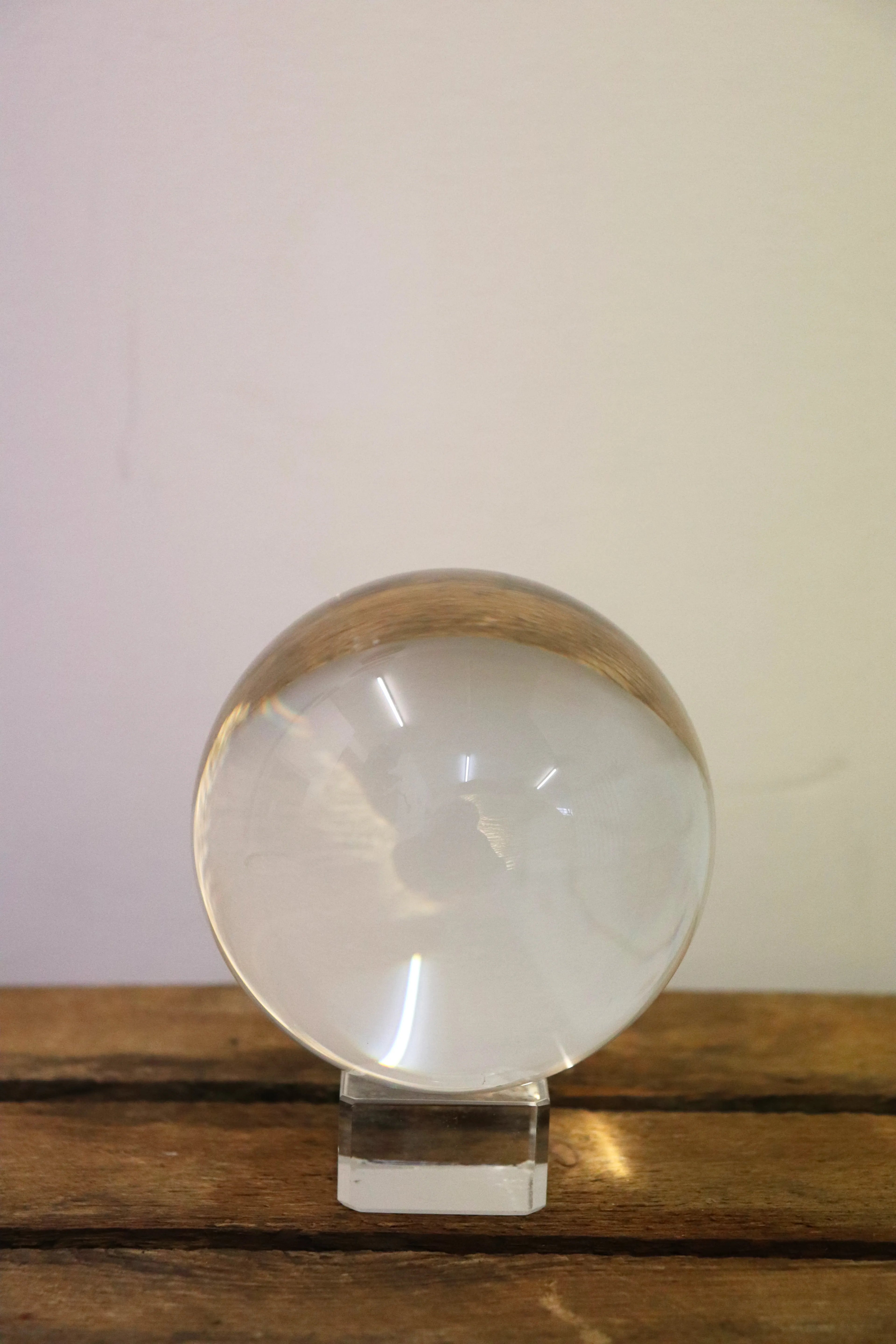 Boule de cristal grande / transparente