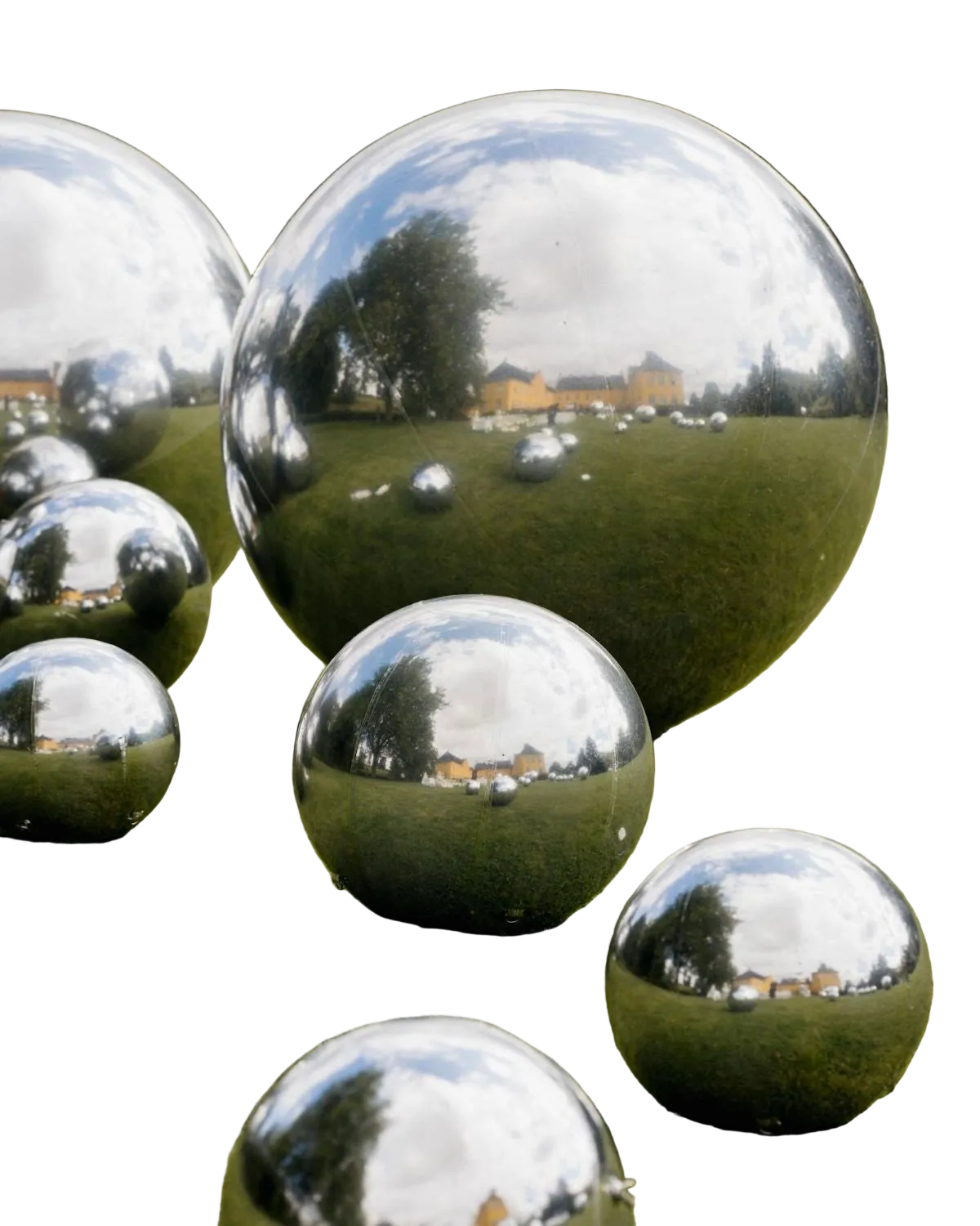 Boule gonflable miroir XXL