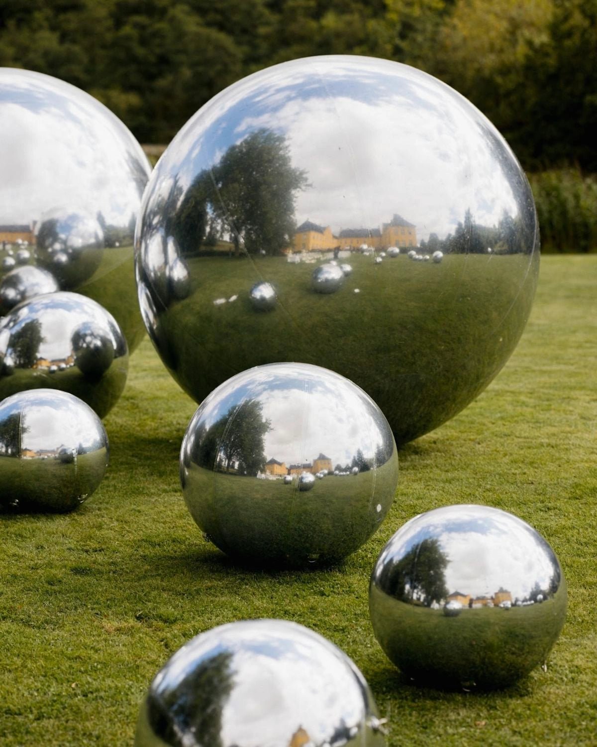 Boule gonflable miroir XXL