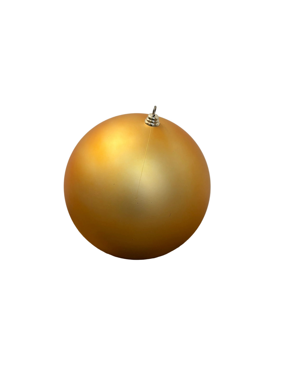Boule de noël géante or mat