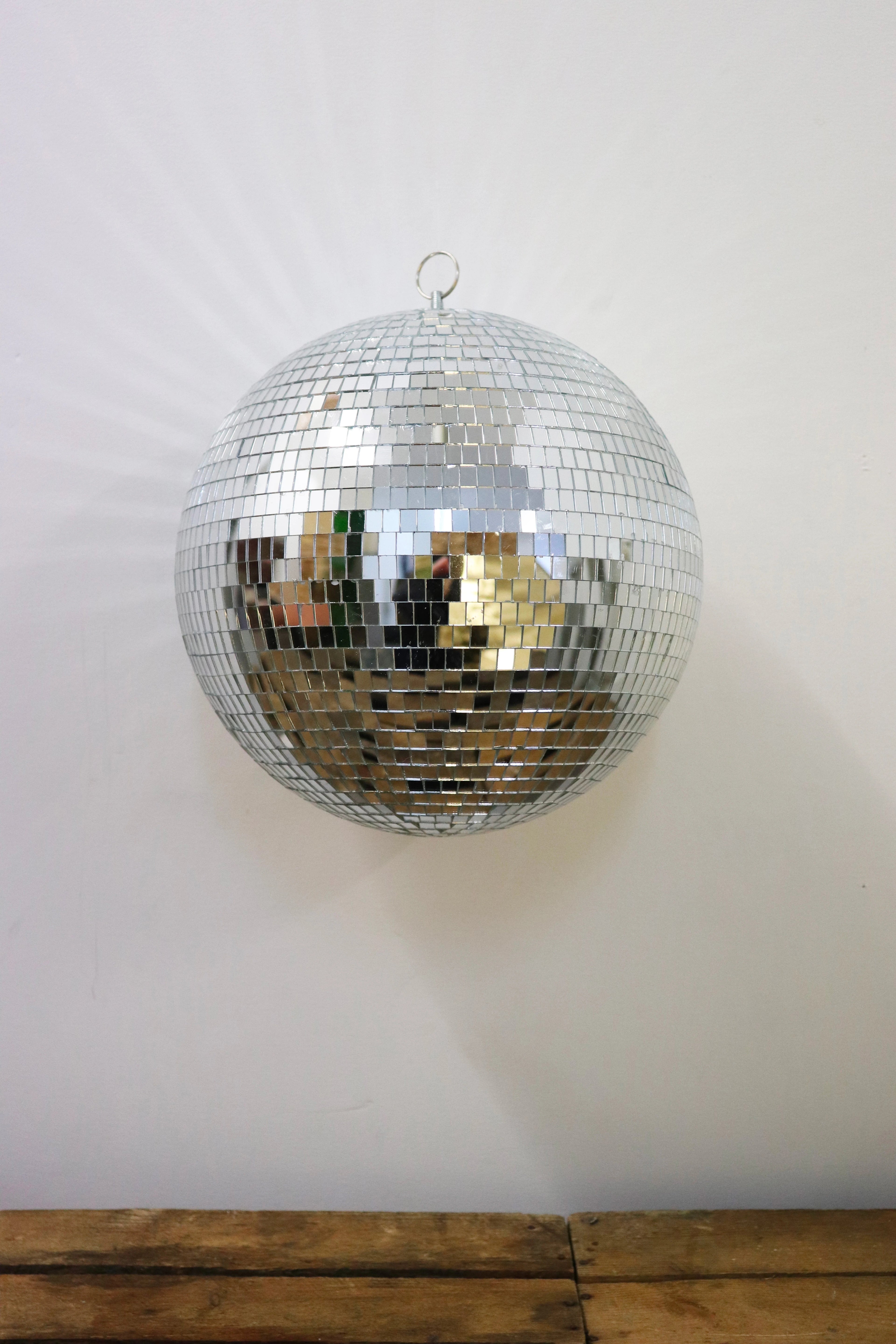 Boules disco argent