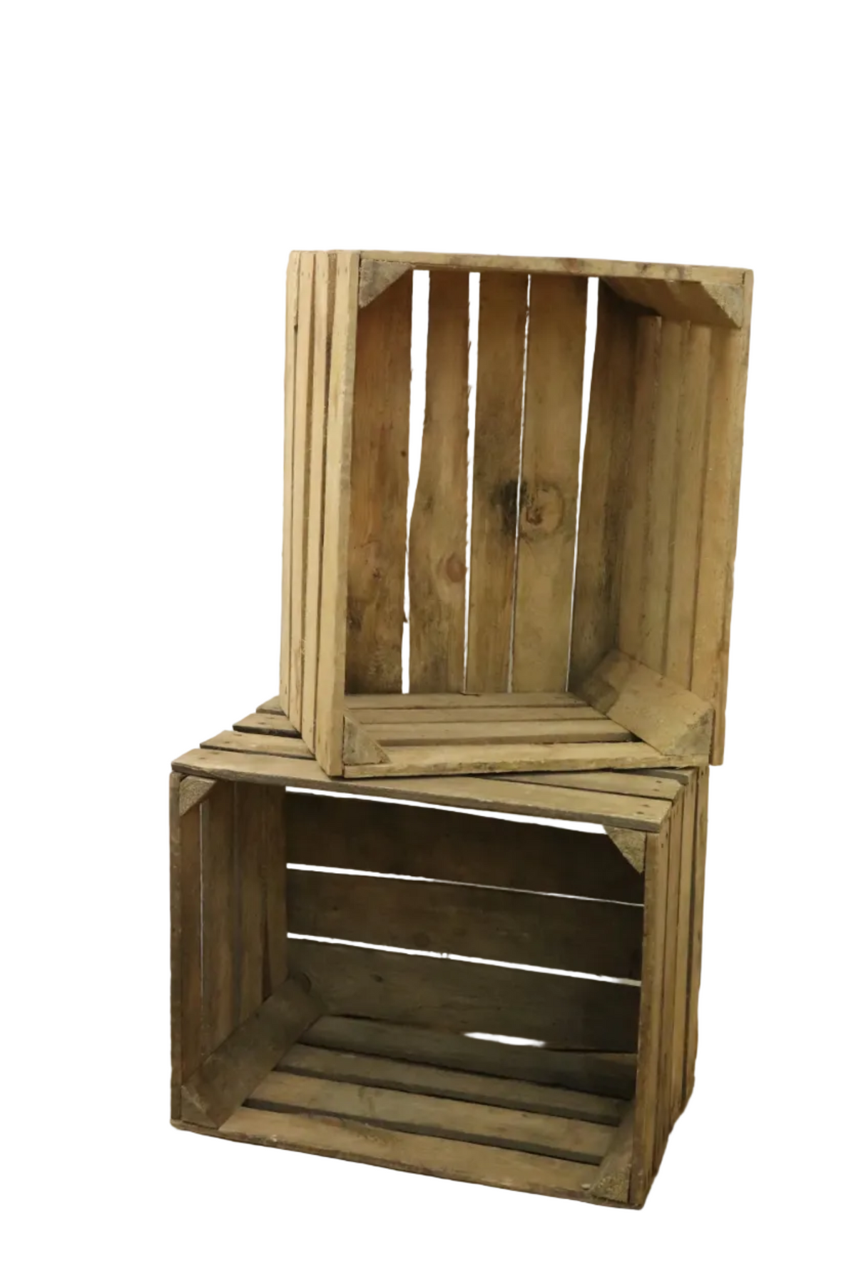 Cagette en bois brut