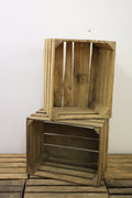 Cagette en bois brut