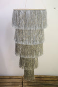 Cascade de franges argent