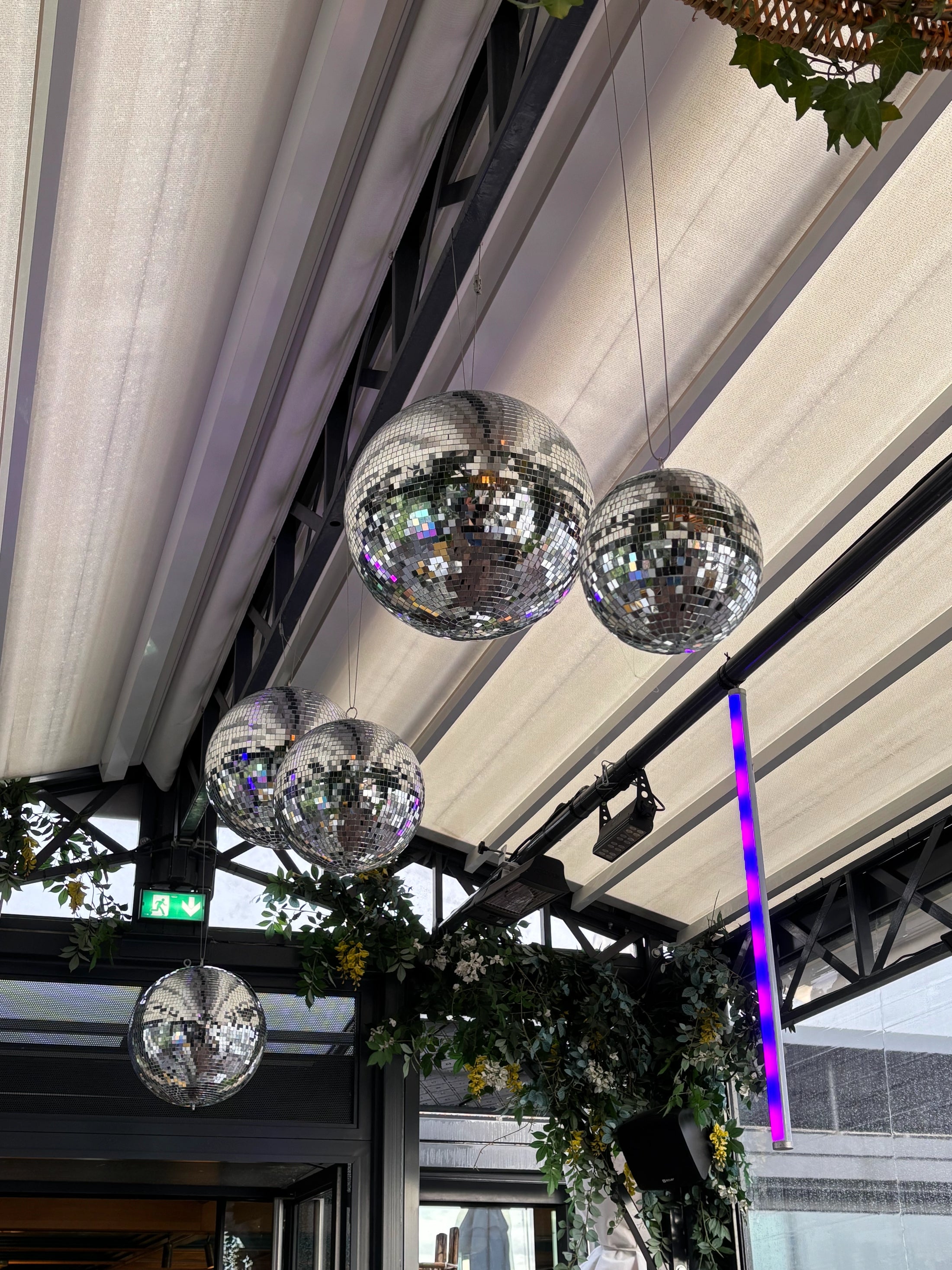 Boules disco argent