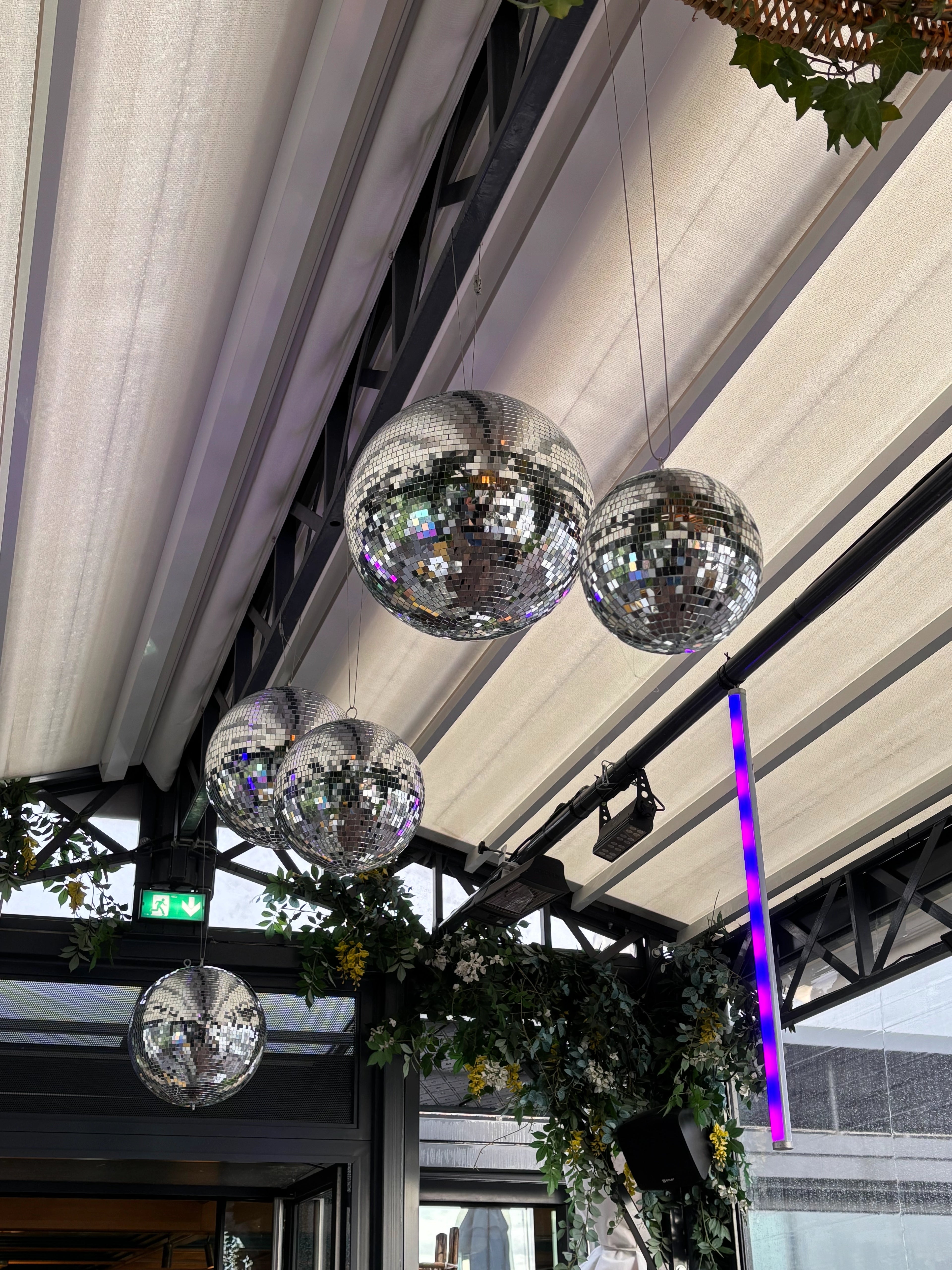Boules disco argent