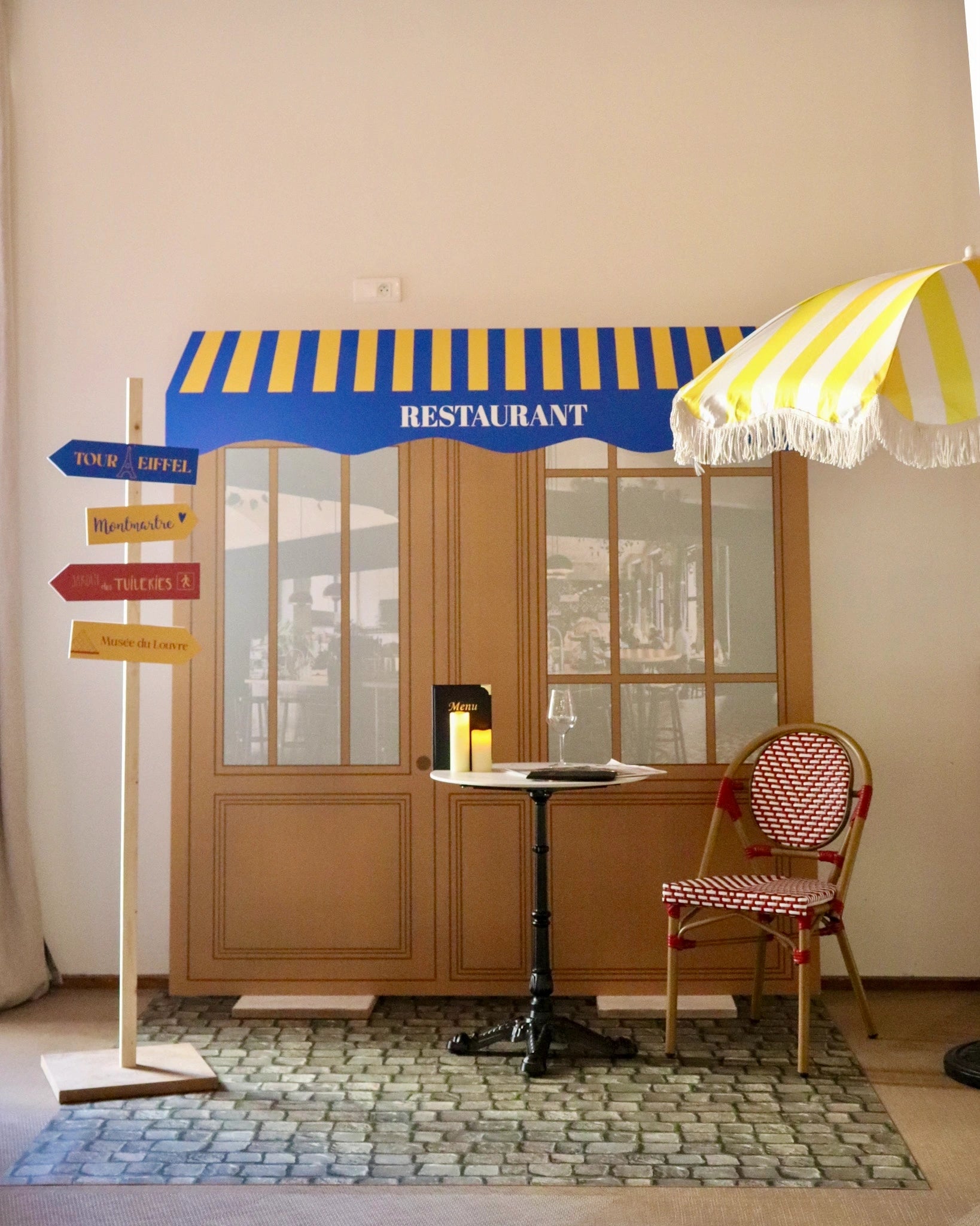 Table bistro marbre