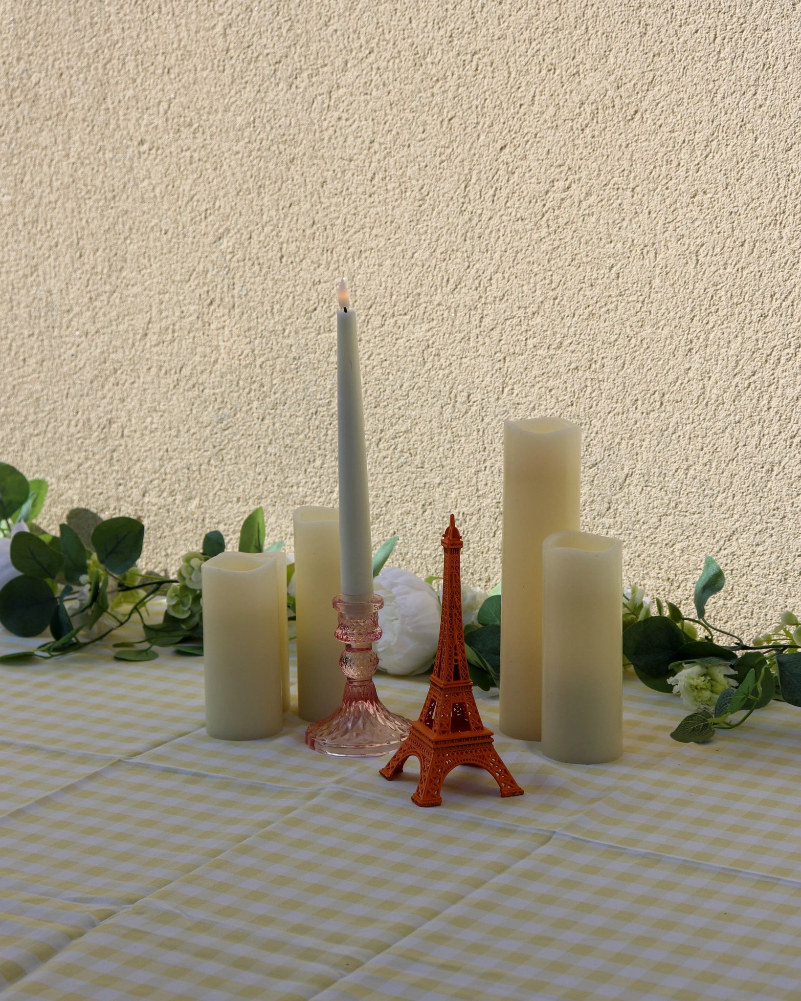 Bougeoirs en verre