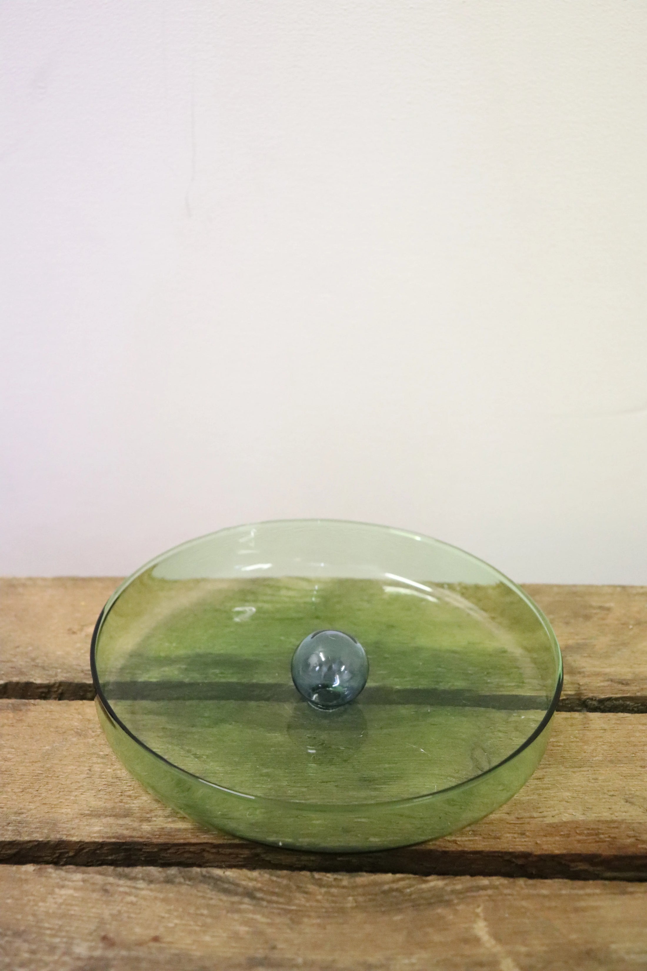 Coupelle à bulle vert-bleu design
