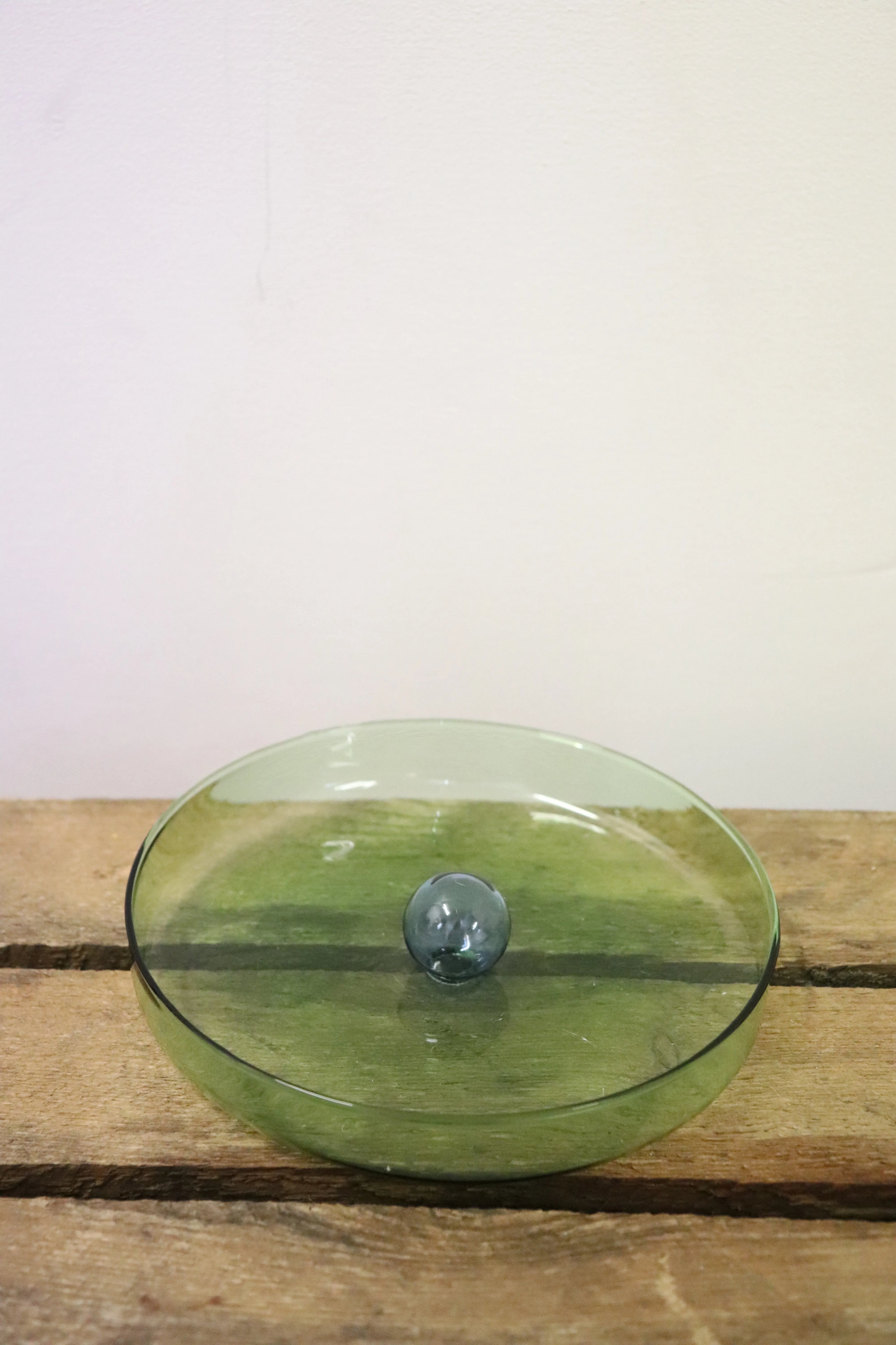 Coupelle à bulle vert-bleu design
