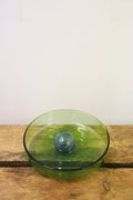 Coupelle à bulle vert-bleu design