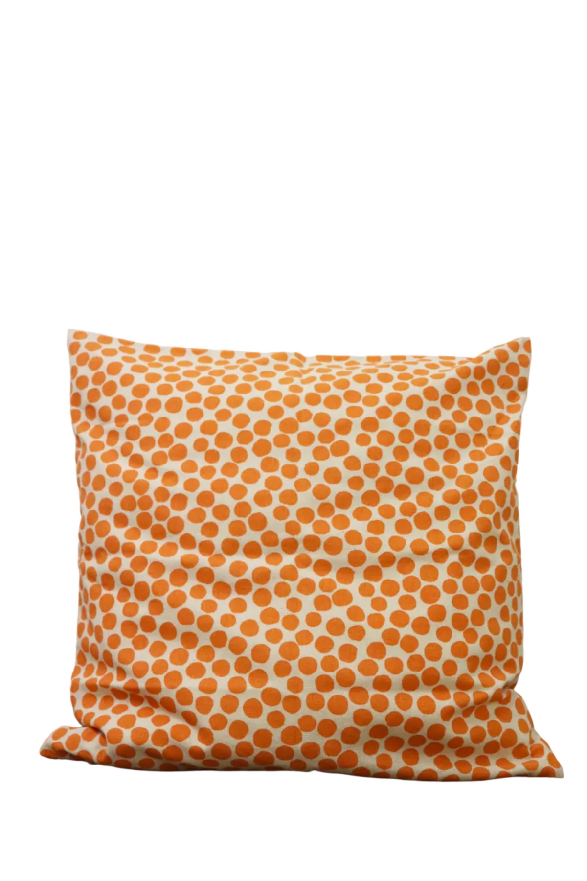 Coussin petits pois Orange-beige