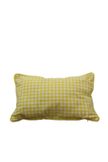 Coussin vichy jaune