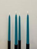 Chandelles LED bleues turquoise (lot de 4)