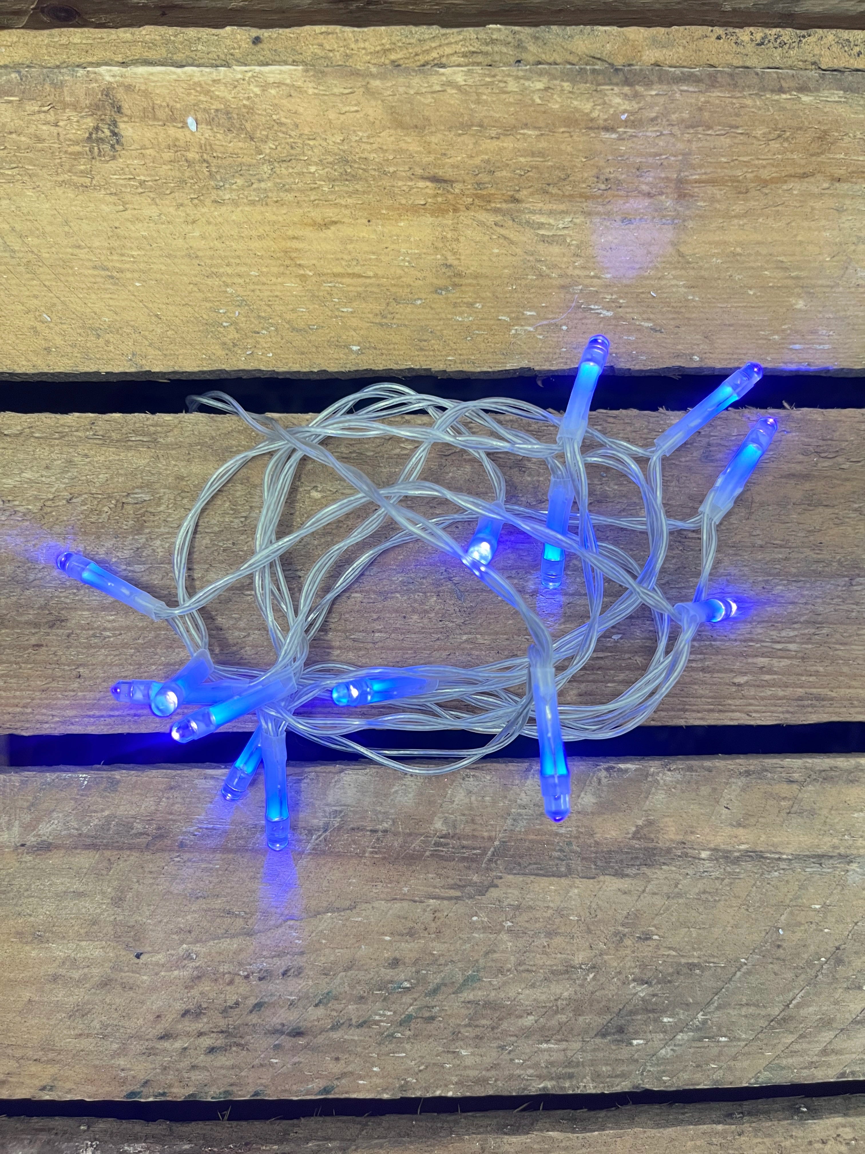 Guirlande rideaux LED violet - bleu
