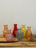 Lot 6 vases soliflor multicolor