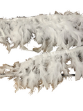 Mini boa plume blanc