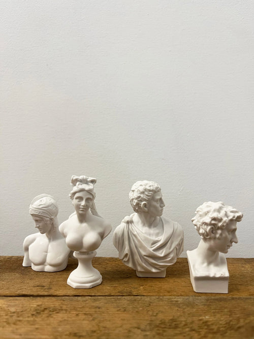 Mini sculpture buste (lot de 4)