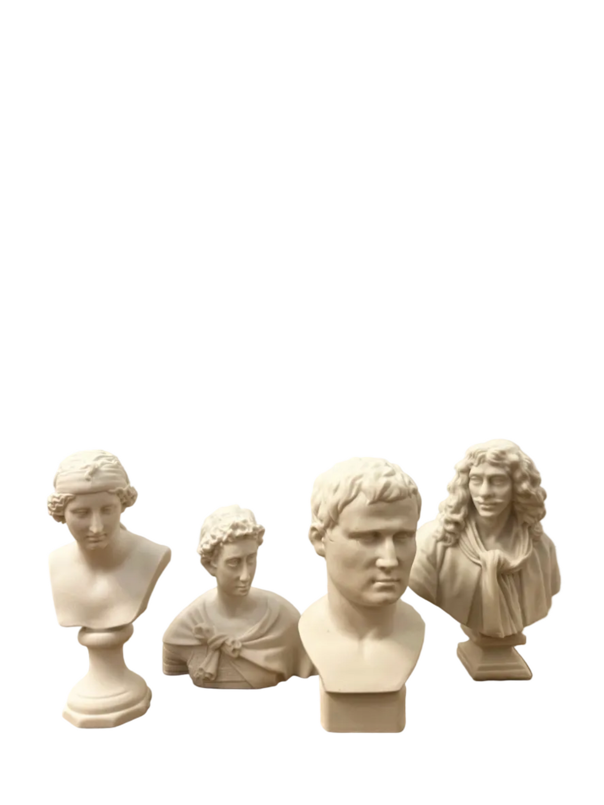 Mini sculpture buste (lot de 4)