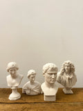 Mini sculpture buste (lot de 4)