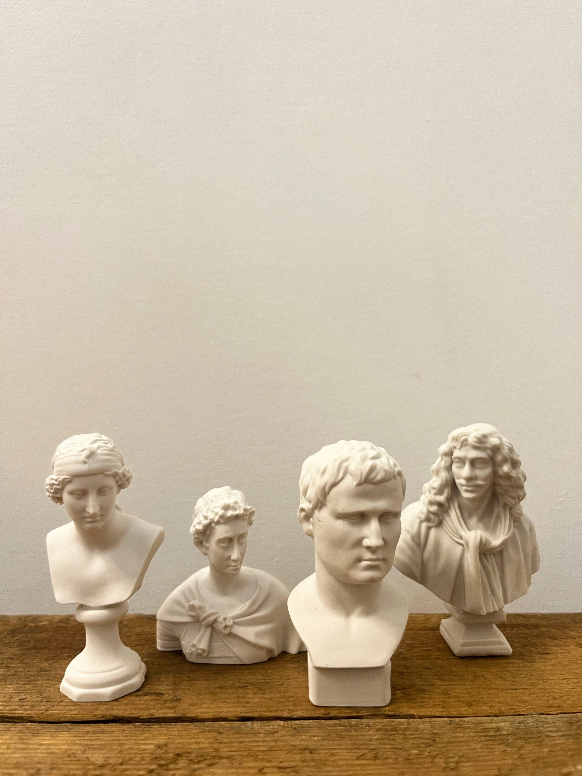 Mini sculpture buste (lot de 4)