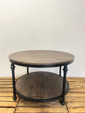 Table basse ronde 2 plateaux