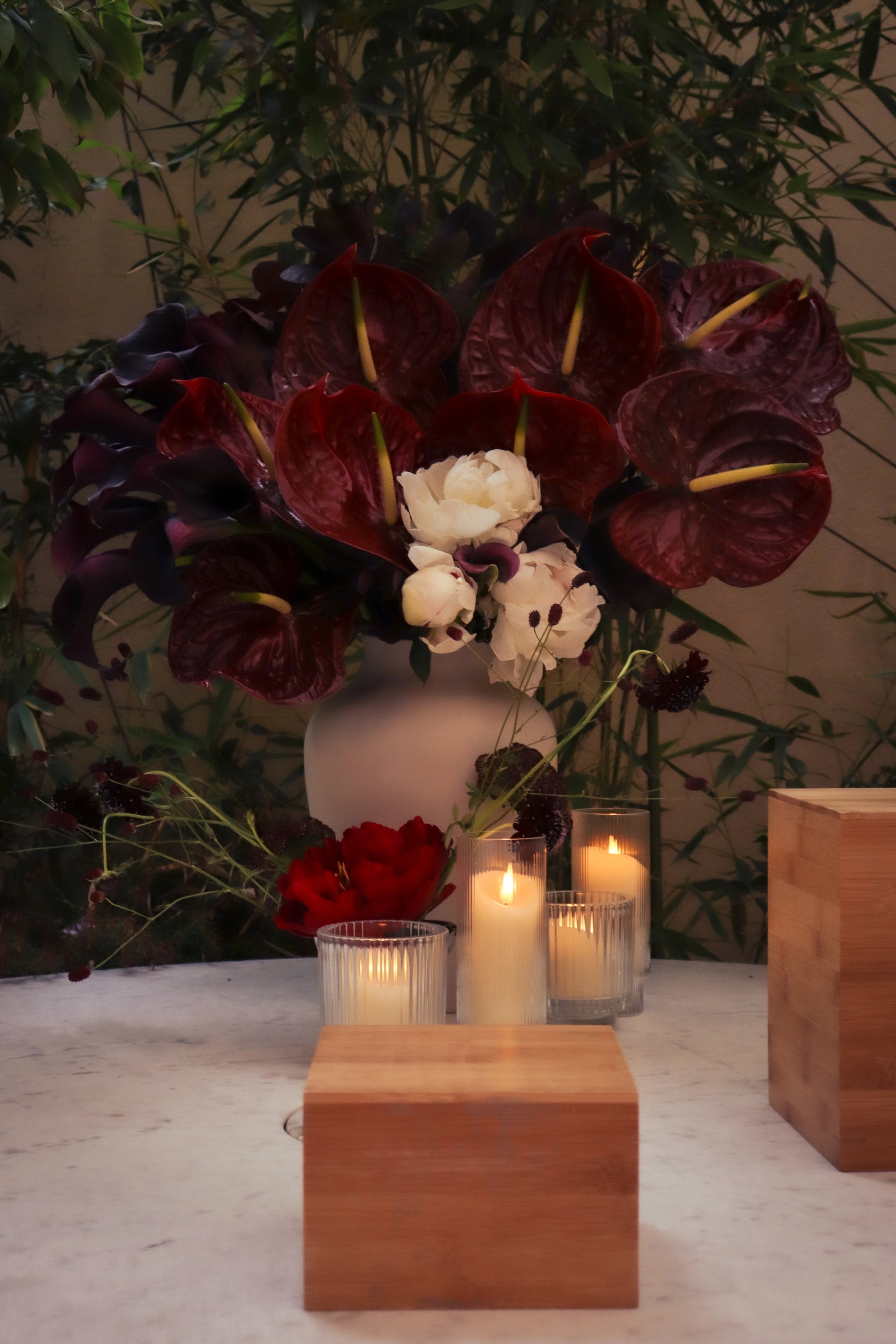 Vase écru design