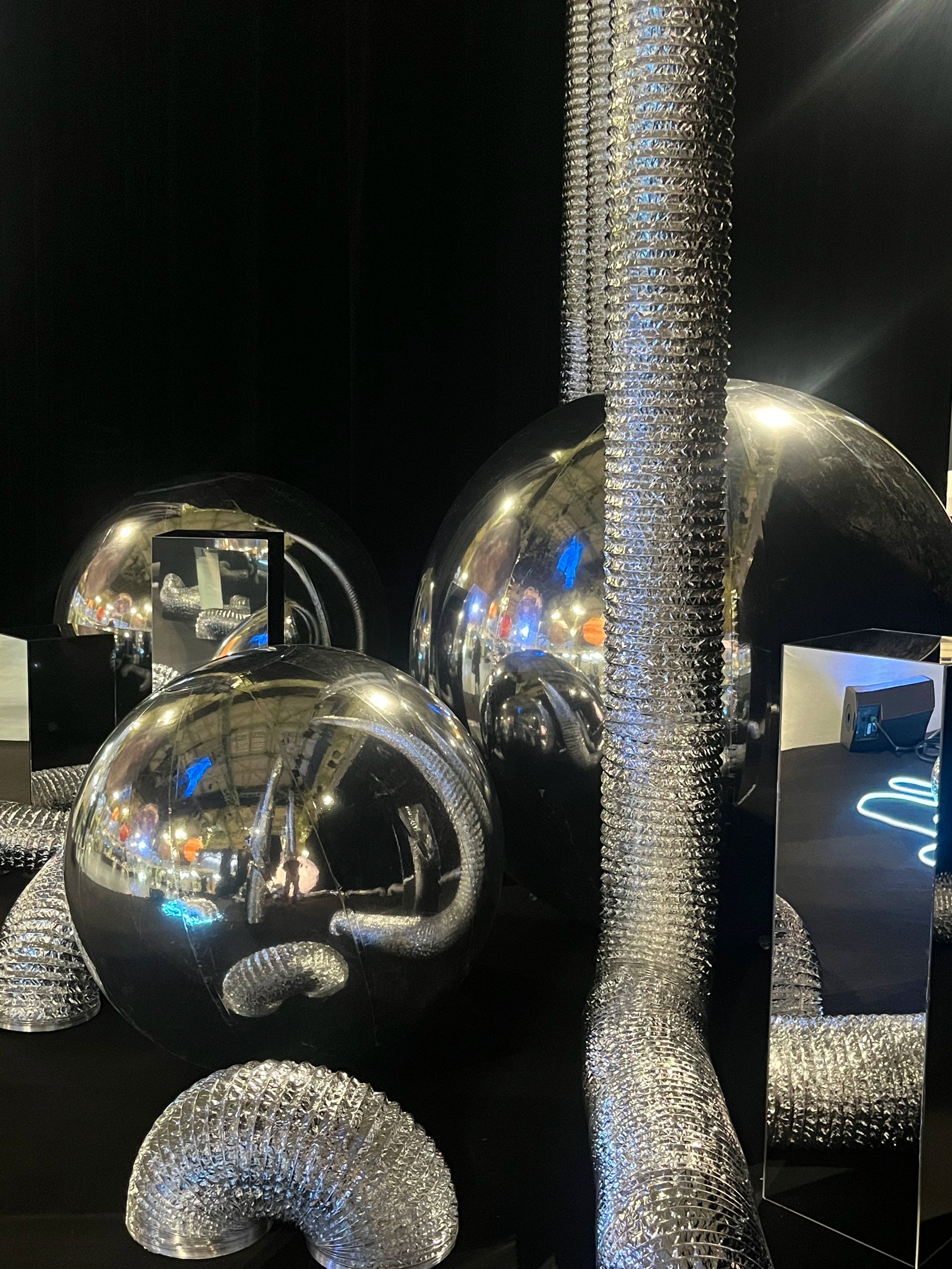 Boule gonflable miroir XXL