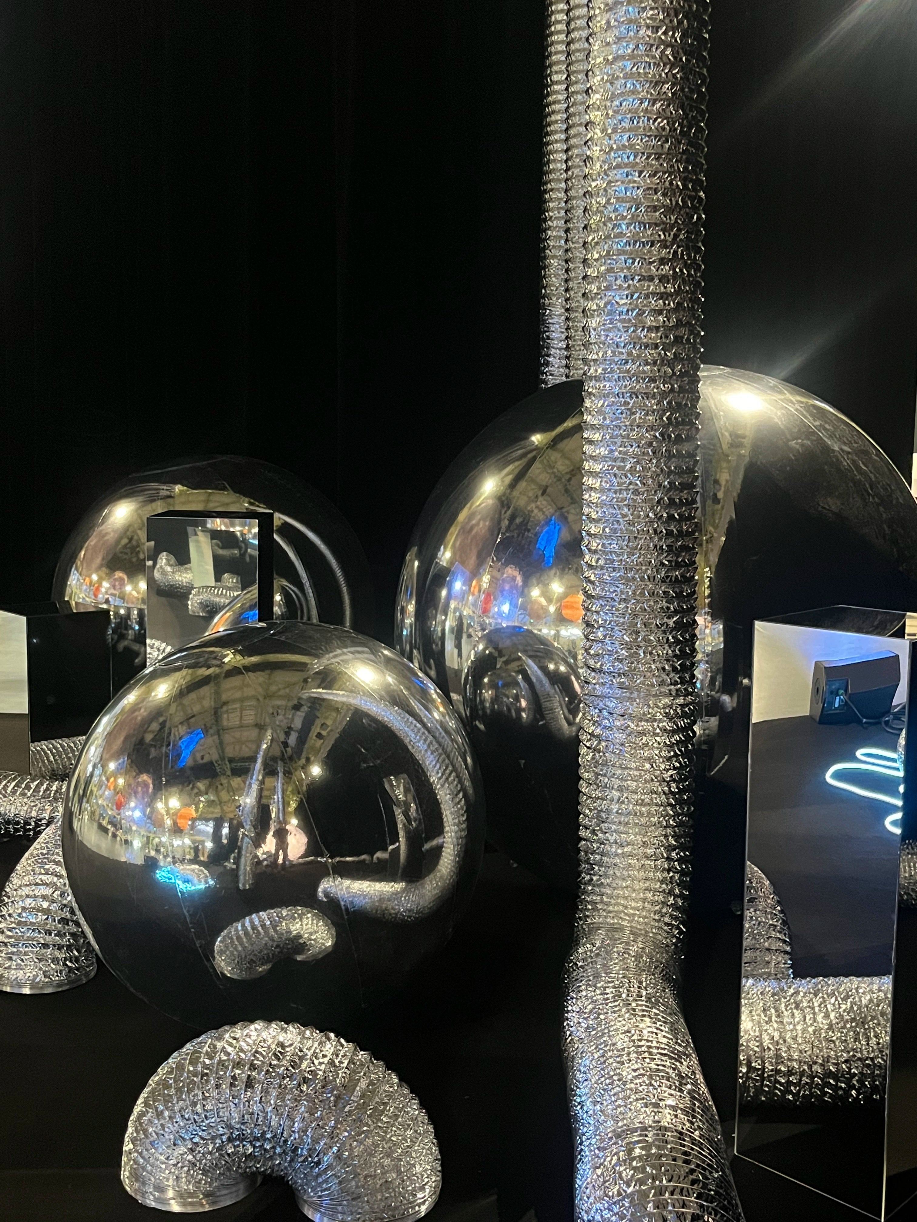 Boule gonflable miroir XXL