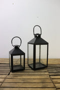 Lanternes noires (lot de 2)