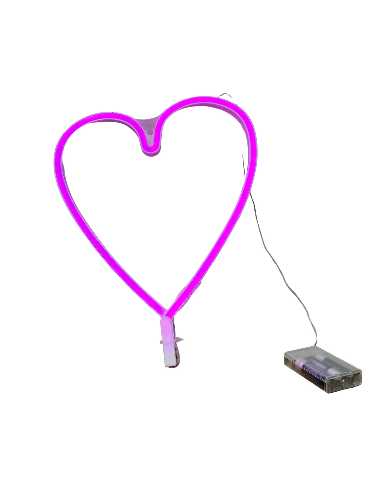 Néons coeur rose