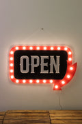 Panneau signalétique lumineux "OPEN"