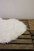 Peau fourrure blanche
