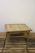 Table basse en bambou