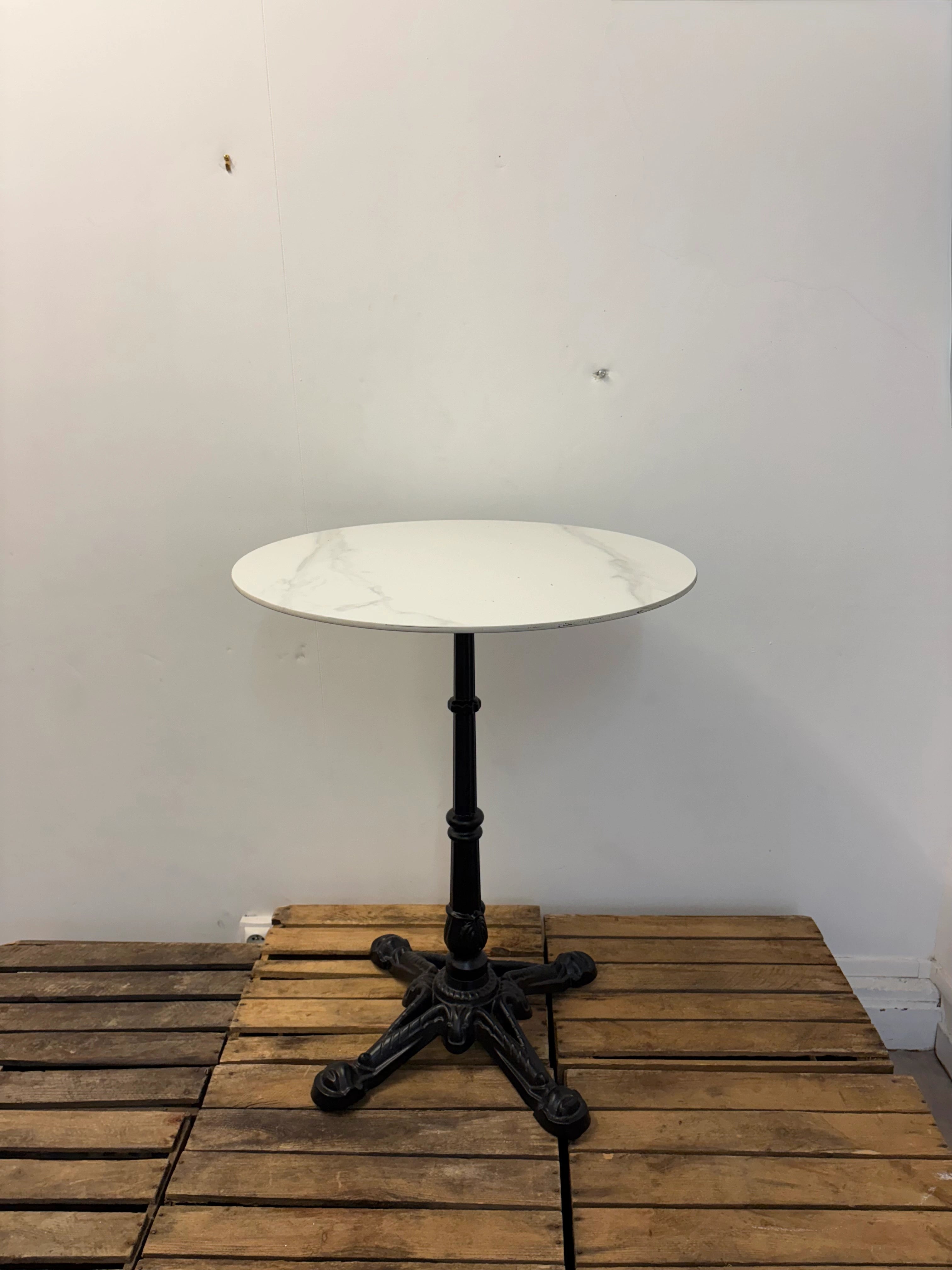 Table bistro marbre