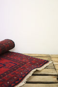 Tapis style Berbères / rouge-bleu