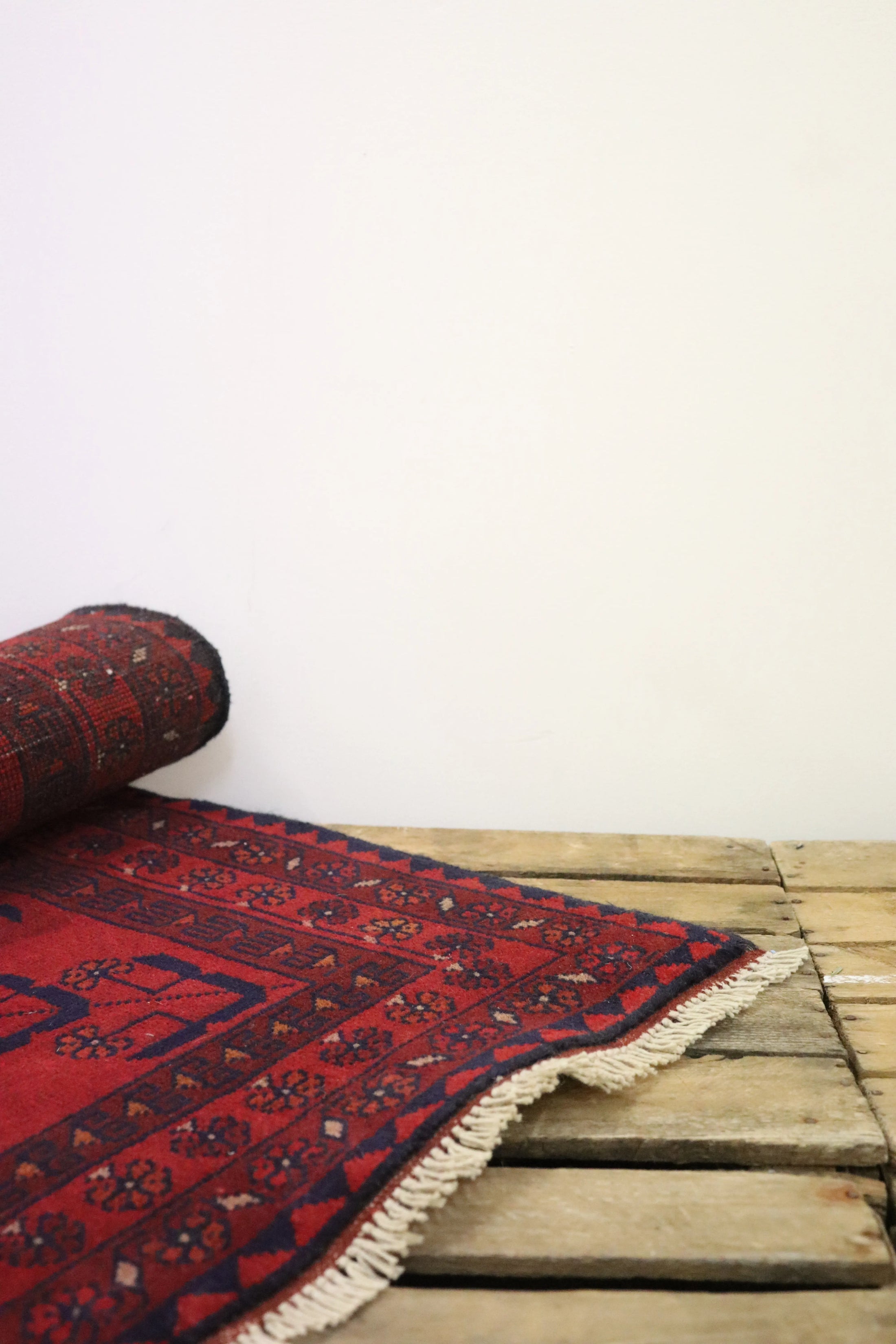 Tapis style Berbères / rouge-bleu