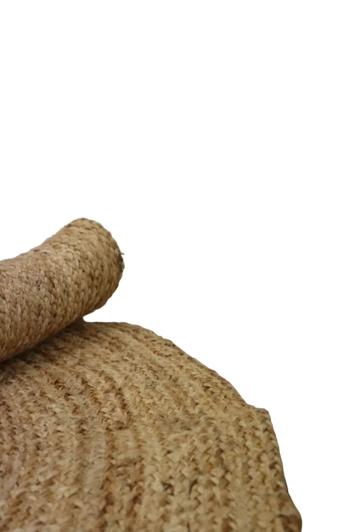 Tapis rond jute