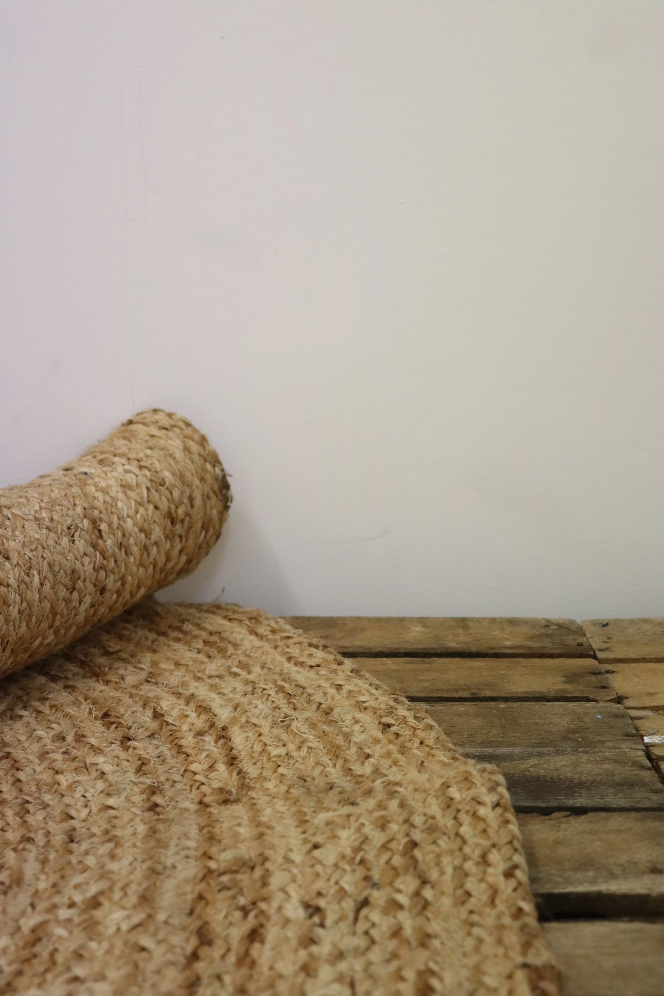 Tapis rond jute