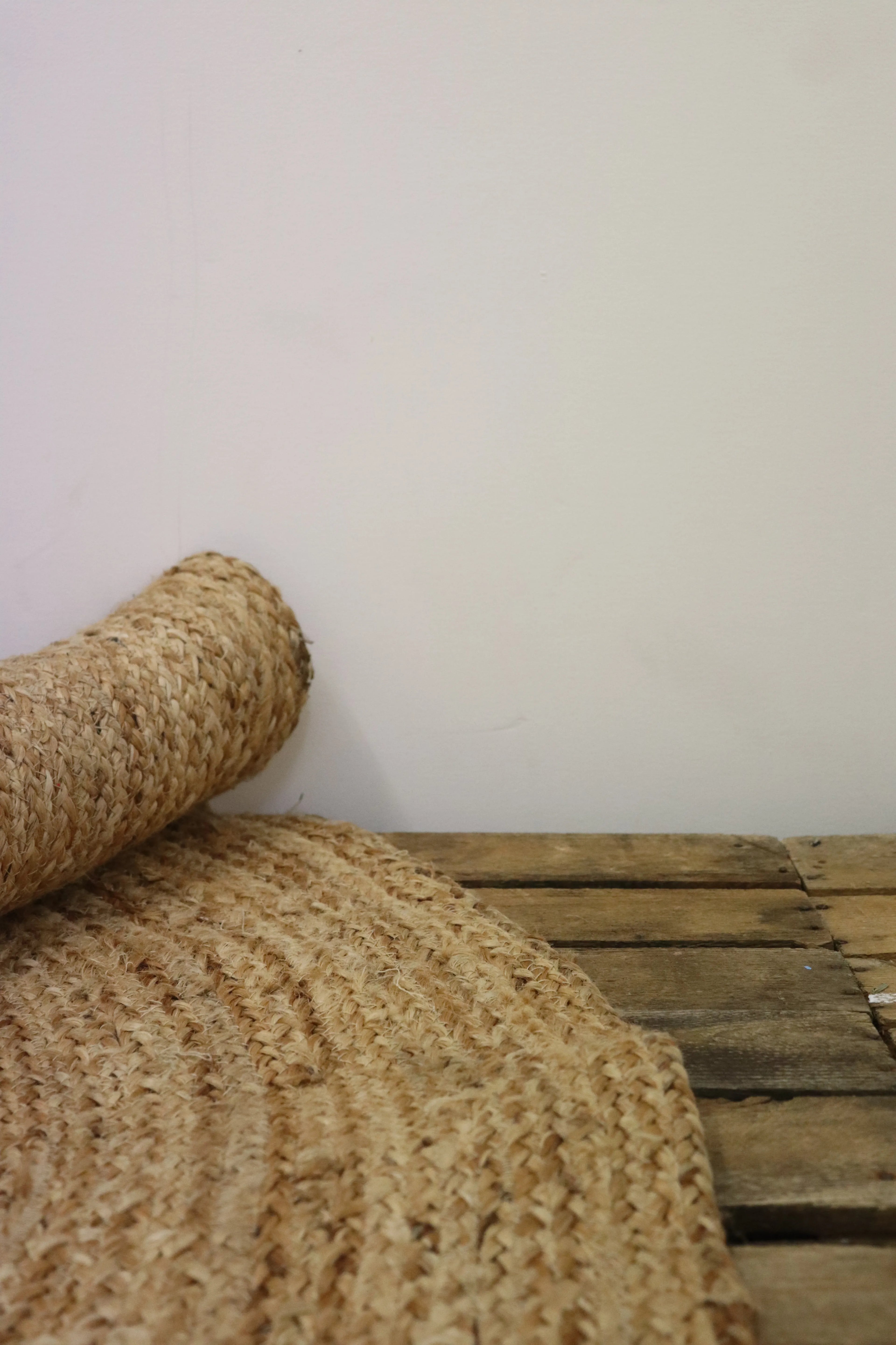 Tapis rond jute