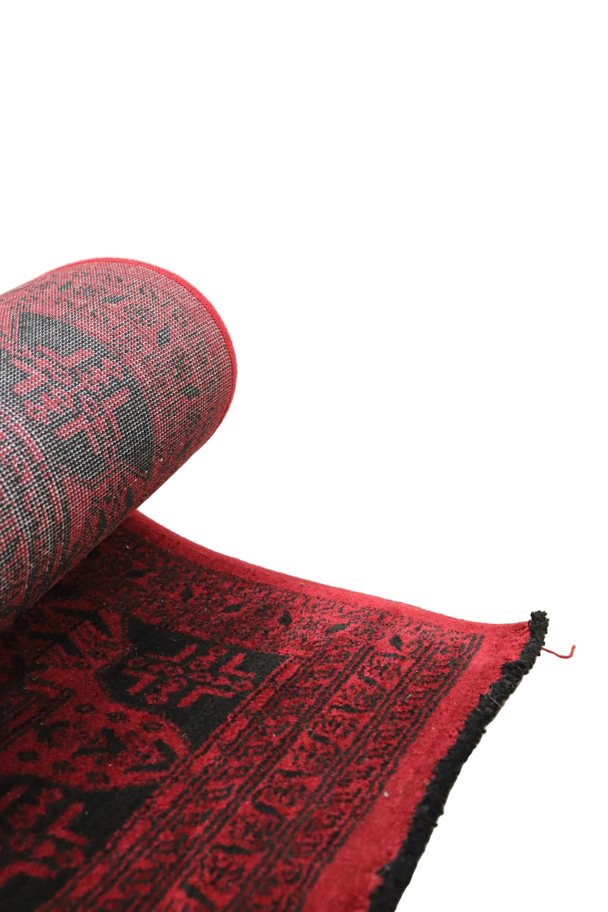 Tapis style Berbères / rouge-noir 1