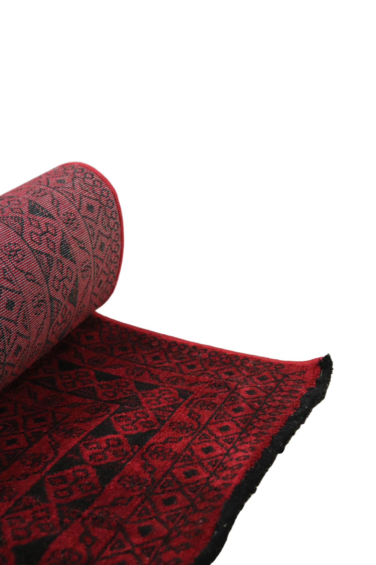 Tapis style Berbères / rouge-noir 2