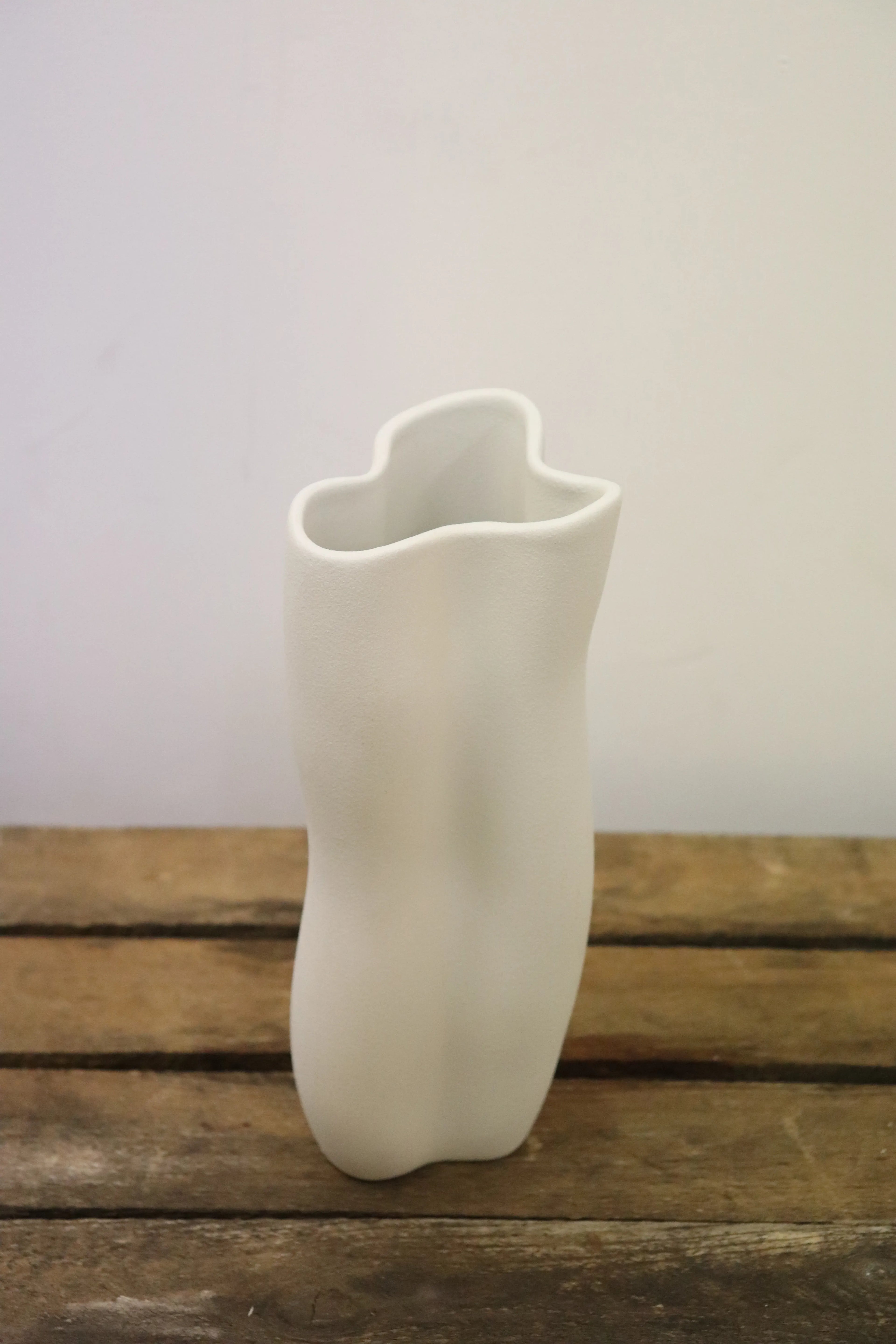 Vase blanc organique 3 tailles
