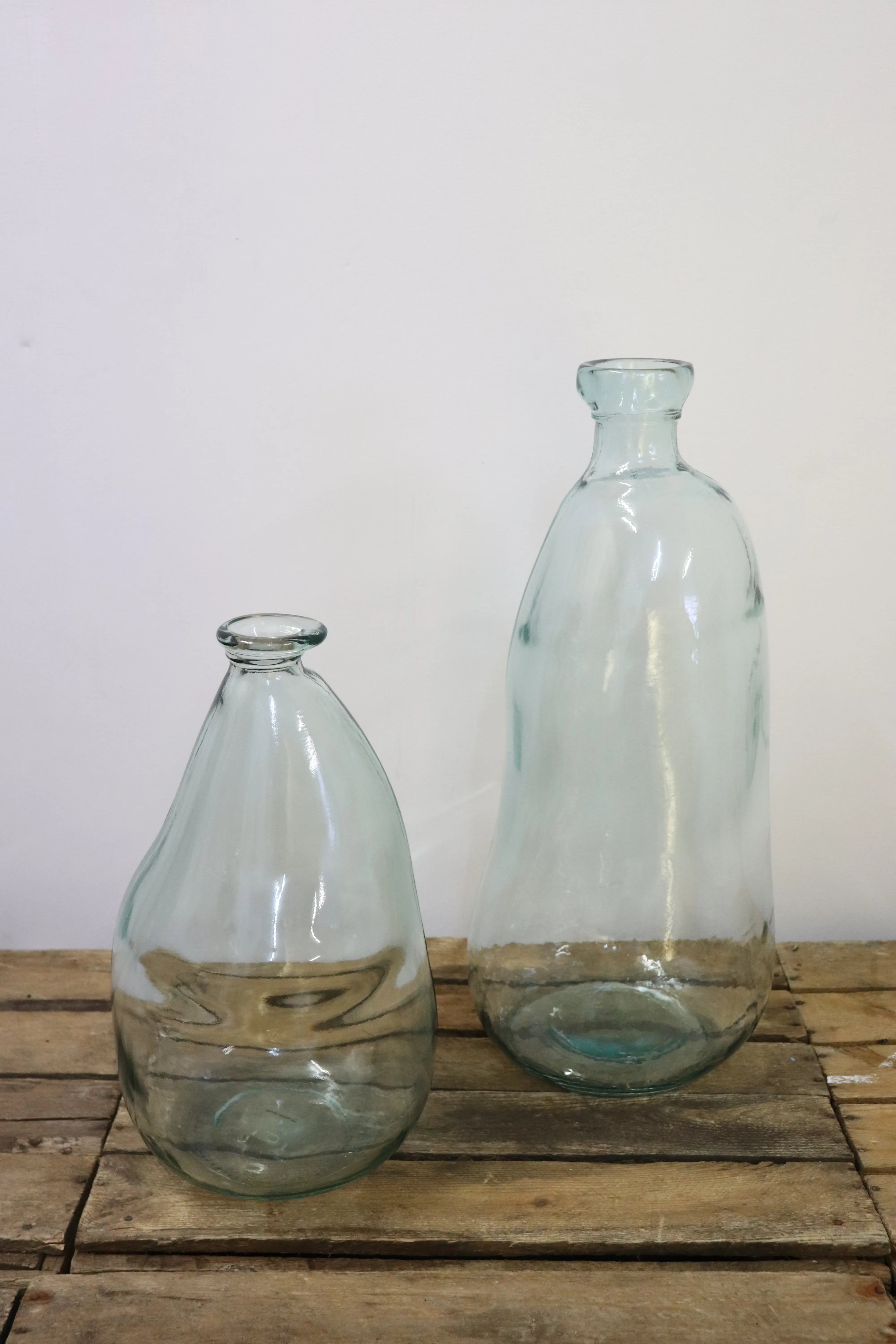 Vase organique en verre