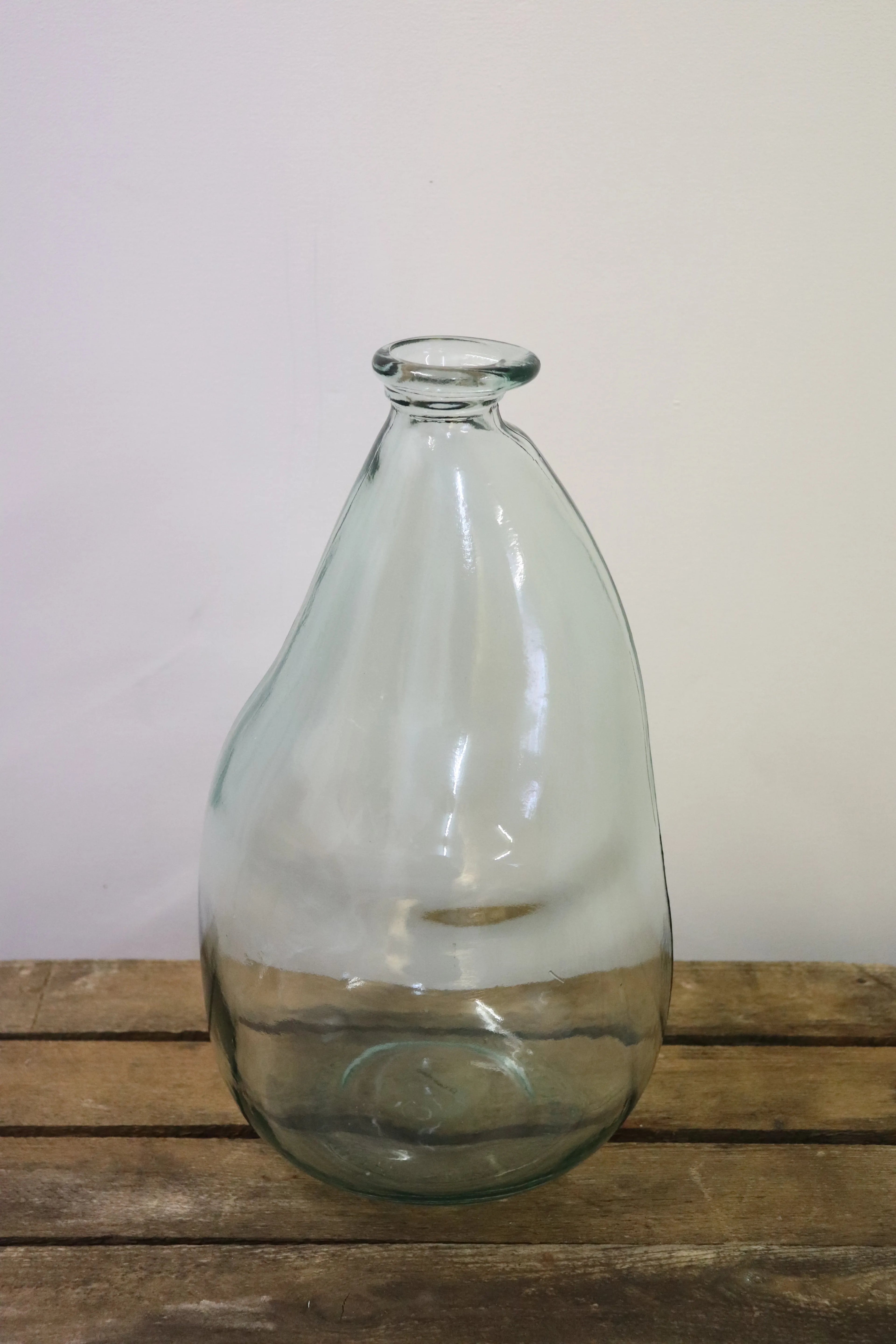 Vase organique en verre