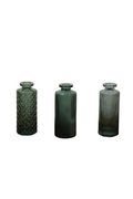 Vase soliflor vert (lot de 3)