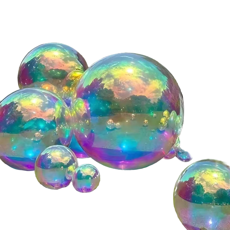Boule gonflable irisée XXL